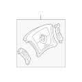 BMW E39 E38 Z3 M-Sport Steering Wheel Airbag (SRS Hub Cap) - OEM 32342228970