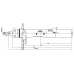 shock absorber rear right gas.twin tube