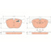 Brake Pad Set Frt X5/X6-E70