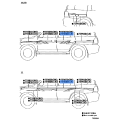 TOYOTA 75988-60800 Genuine Rear Door Stripe Outside Left Hand