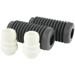 Boot with jounce bumper front shock absorber kit