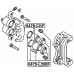 front brake caliper repair kit (set for one side)