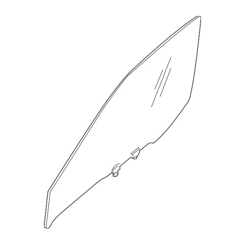 Glass Assy-Door Wind