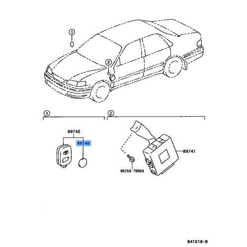 LEX BATTERY TRANSMI (CR2032)