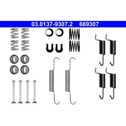 Attachment,Pad-Rear, 03013793072, ATE