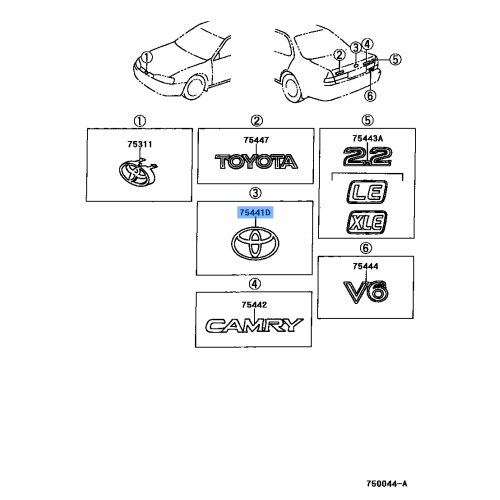 Toyota Genuine 75447-33170 Plate, Luggage Compartment Door