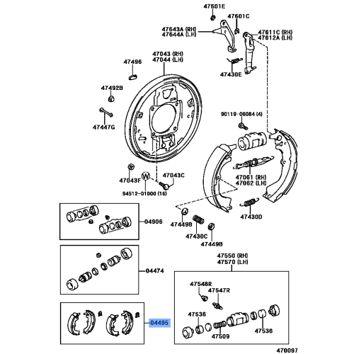 BRAKE SHOE KIT