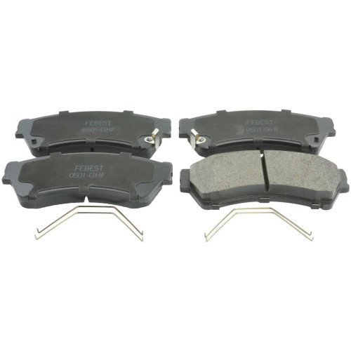 pad kit, disc brake, front - kit (with anti squeal shim)