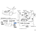 Toyota RETAINER, LH HEADLAMP PROTECTOR, UPR RH
