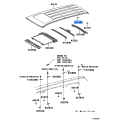 Roof Header Panel Bracket - Toyota 63169-60020