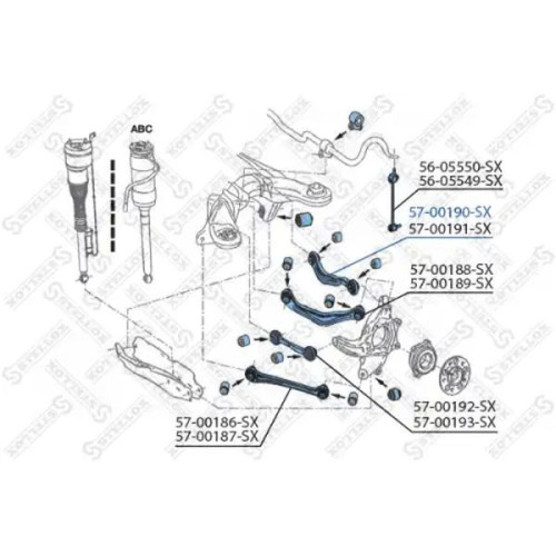 Rear Upper Control Arm ! Mb W221/C216 05>