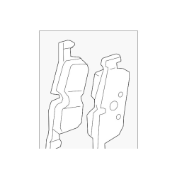 Asianautos Rear Brake Pads With Hardware For BMW 228i xDrive Gran Coupe 20-21