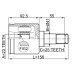 inner cv joint 23x41x25