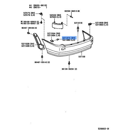Guide Rr Bumper
