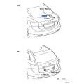 TOYOTA Genuine 74649-51010-C3 Ctr Door Assist Grip