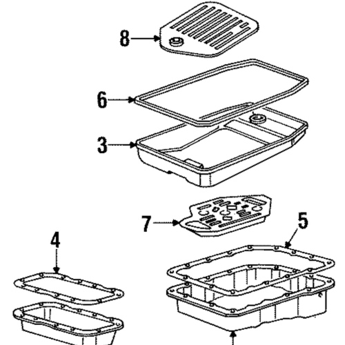Auto Transmission Filter Bmw E34,E36,E39,E38