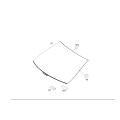 MERCEDES-BENZ 2126703700 Windshield