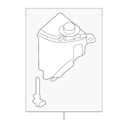 BMW Coolant Reservoir Overflow Expansion Tank + Cap + Level Sensor SET 17137601948