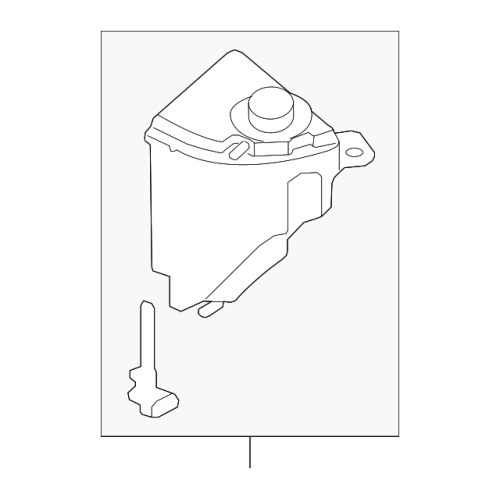 BMW Coolant Reservoir Overflow Expansion Tank + Cap + Level Sensor SET 17137601948