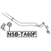 Front Stabilizer Bar Bush D35.5 - FEBEST NSB-TA60F