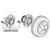 wheel stud pcs 10
