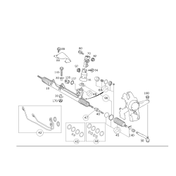 Steering Box Gasket Kit Db W163