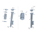 Shock Absorber Rear Axle Mercedes-Benz W213