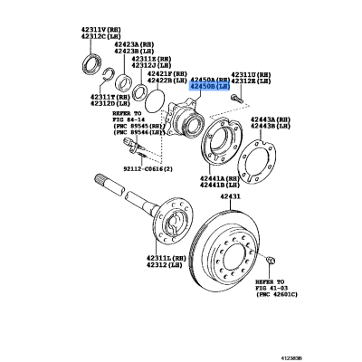 Rr Wheel Brg+Hub