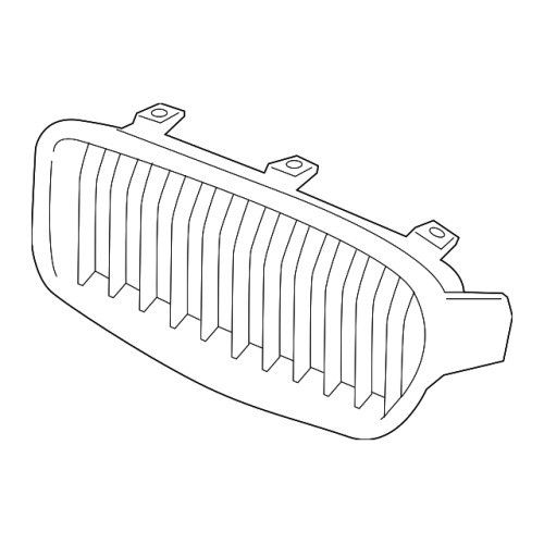 BMW F30 F31 Right Side Kidney Grille - 51137255412