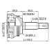 outer cv joint 27x61x26