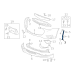 GENERAL MOTORS 23288528 Front Passenger Side Bumper Fascia Outer Bracket