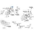 TOYOTA 72661-32030-C0 Genuine Rear Seat Back Lock Release Button
