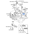 Hood Latch Lock Release Cable - Toyota Land Cruiser 2008-2011 2013-2015