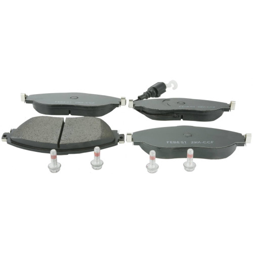 pad kit, disc brake, front - kit (including bolts, with wear sensor)