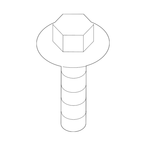 Genuine BMW Support Panel Screw 7147358254