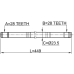 axle half shaft right 28x449x28