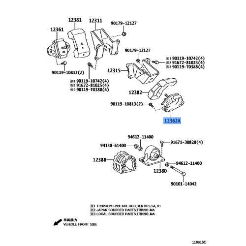 Engine Mounting Lh-Rh