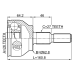 outer cv joint 26x62.9x27