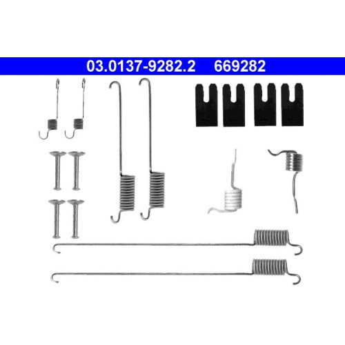 Attachment,Pad-Rear, 03013792822, ATE