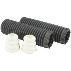 Boot with jounce bumper front shock absorber kit