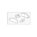 GENERAL MOTORS 84320501 Front Brake Pad