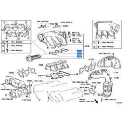 TOYOTA 17176-31090 Air Surge Tank To Intake Manifold Gasket