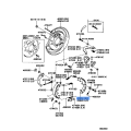SHOE ASSY, PARKING BRAKE NO.2, RH/LH