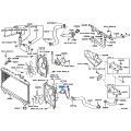 TOYOTA 16363-24100 Genuine Cooling Fan Motor