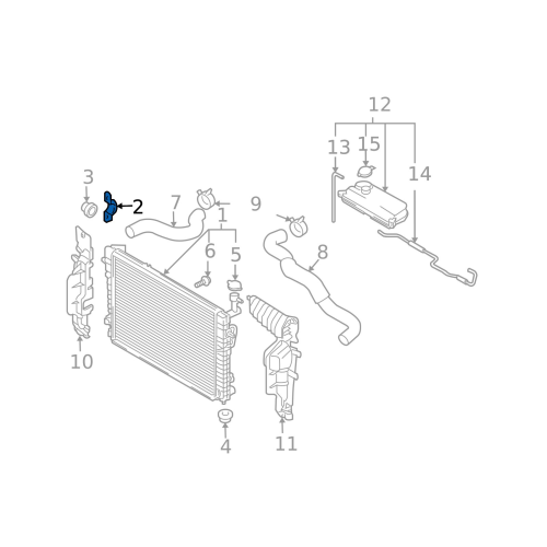 Bracket(L),Radiator