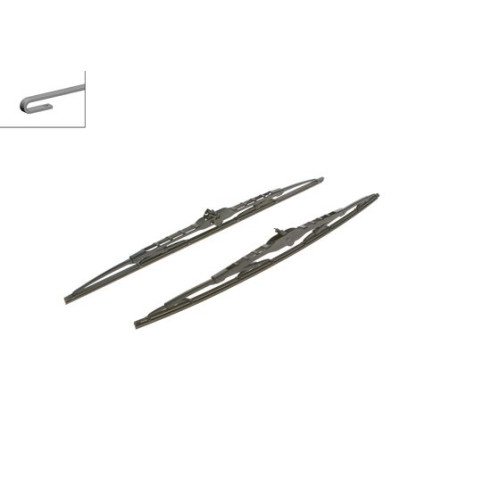 BOSCH 3397001582 AeroTwin Windshield Wiper Blade Set Front