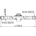 axle half shaft right 23x737x23