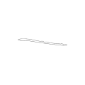 BMW 7 Series G11 Front Bumper Left Upper Molding Trim Chrome 51117362693