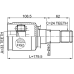inner cv joint right 33x40x24