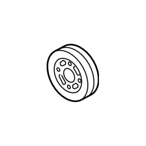 SUBARU 12305AA390 Genuine Engine Crankshaft Pulley